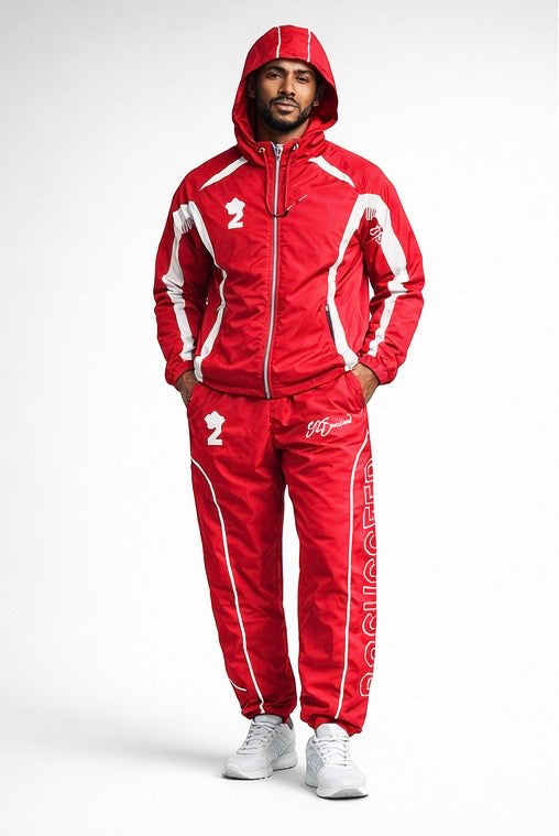 Believe2Succeed Performance Tracksuit – RED