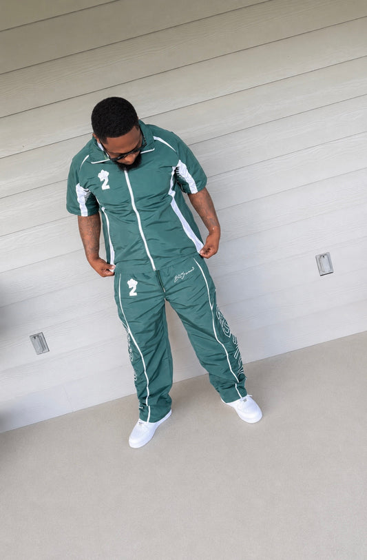 Believe2Succeed Signature Green Tracksuit Set
