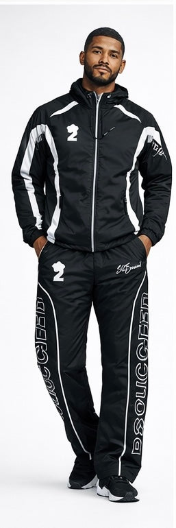 Believe2Succeed Performance Tracksuit – BLACK