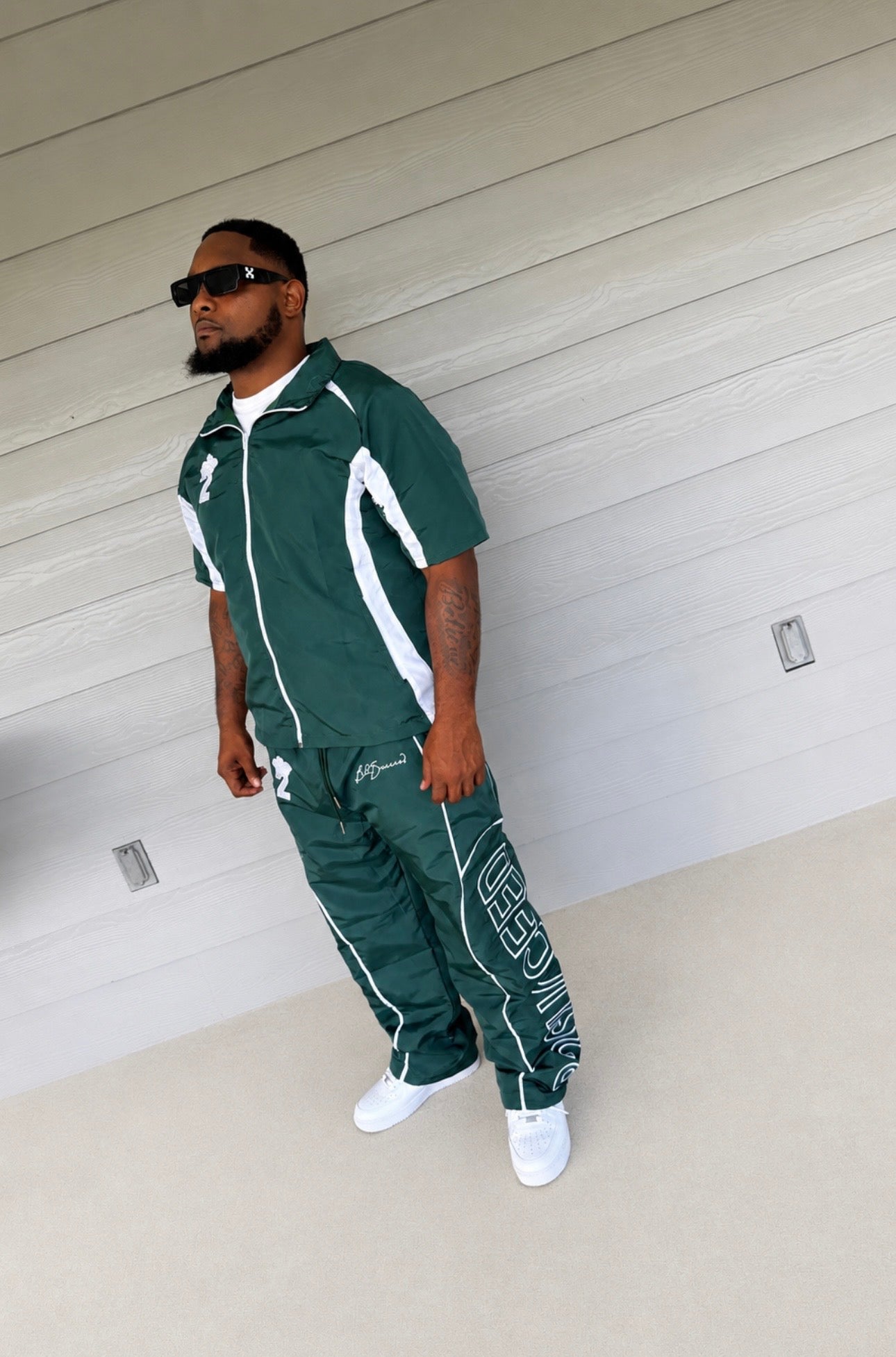 Believe2Succeed Signature Green Tracksuit Set