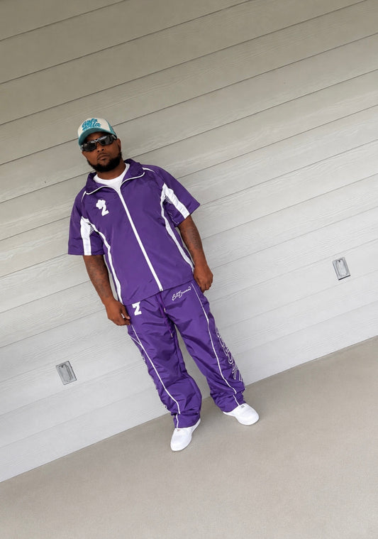 Believe2Succeed “BLESSED Purple Legacy Tracksuit Set