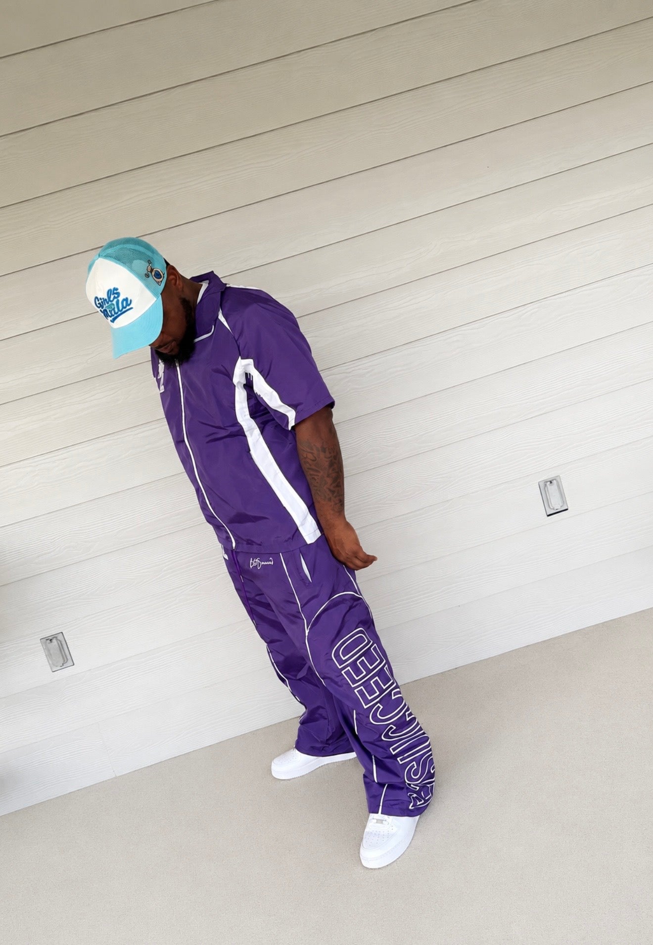 Believe2Succeed “BLESSED Purple Legacy Tracksuit Set