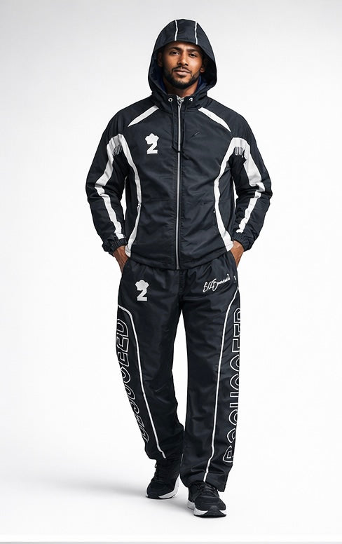 Believe2Succeed Performance Tracksuit – BLACK
