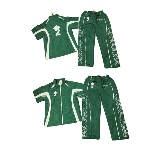 Believe2Succeed Signature Green Tracksuit Set